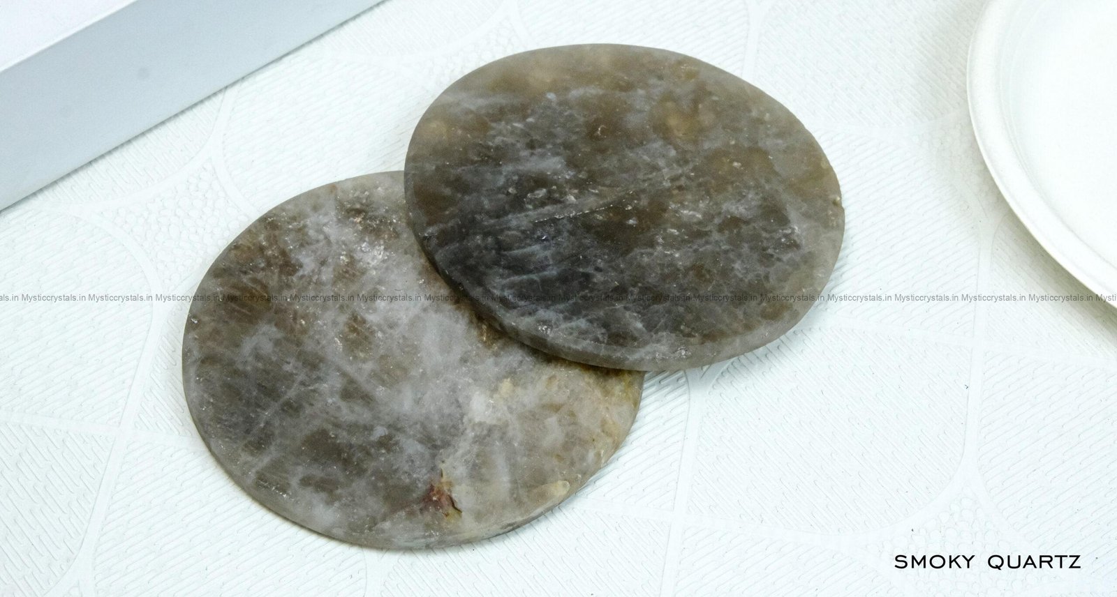 Smoky Quartz Crystal Coaster