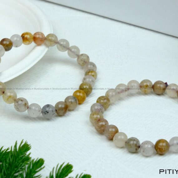 Natural Pitiya Quartzite Crystal Bracelet