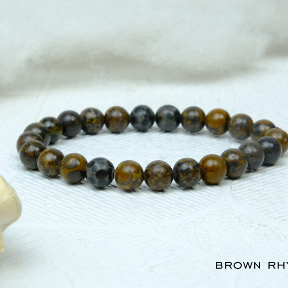 Brown Rhyolite Crystal Bracelet