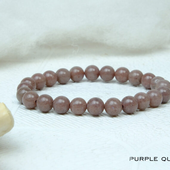 Purple Quartzite Crystal Bracelet