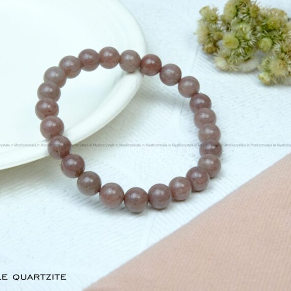 Purple Quartzite Crystal Bracelet
