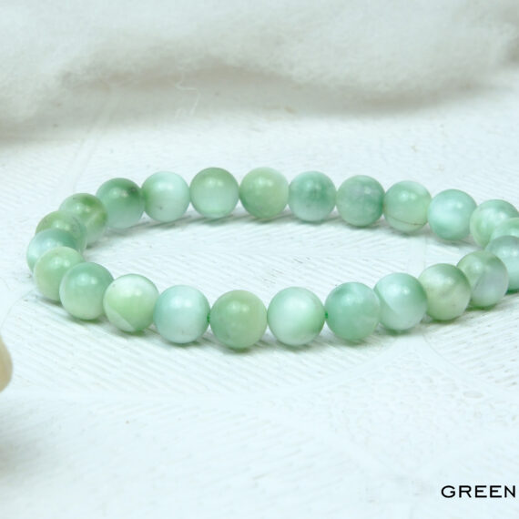 Natural Green Angelite Crystal Bracelet