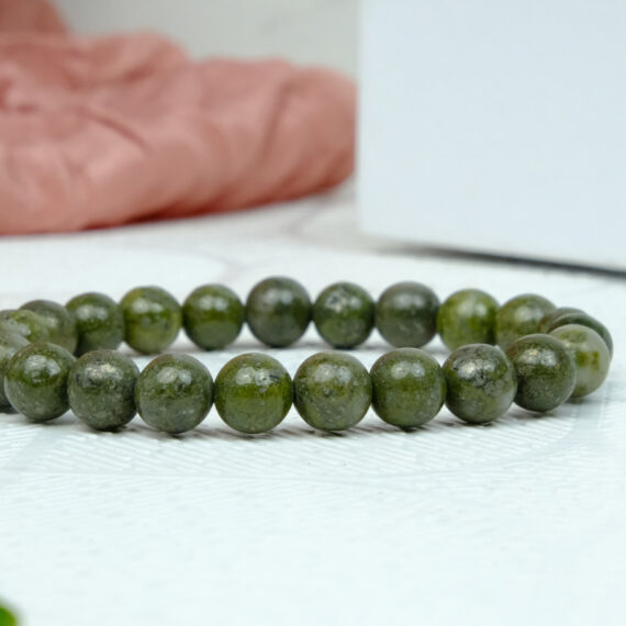 Natural Epidote Crystal Bracelet