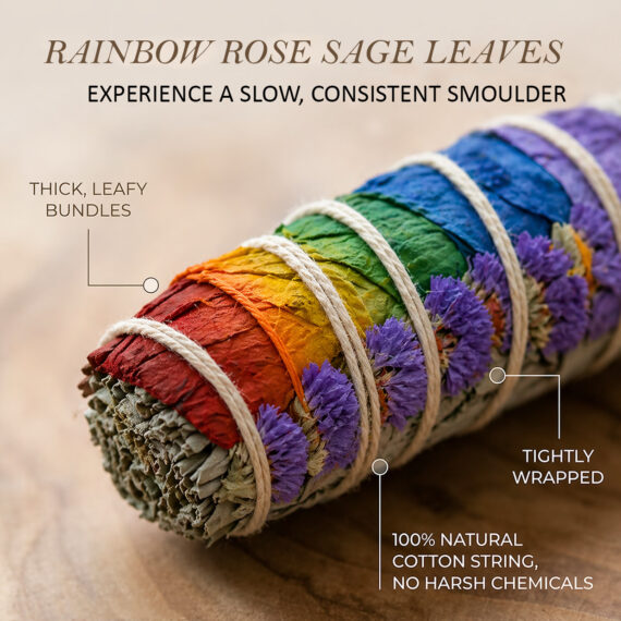 Rainbow Rose Sage Smudge