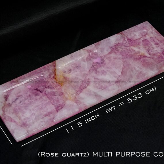 Rose Quartz Crystal Multi Purpose Tray