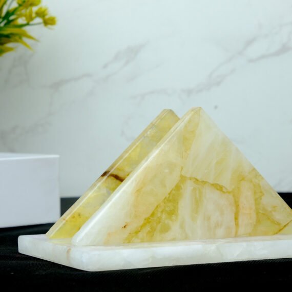 Citrine Crystal Napkin Holder