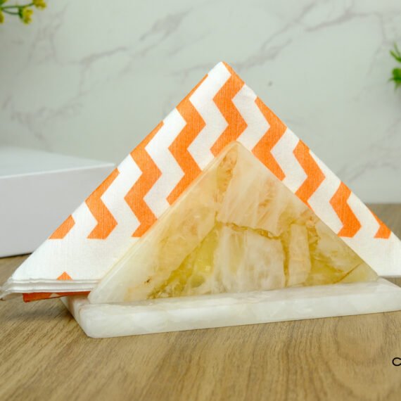 Citrine Crystal Napkin Holder