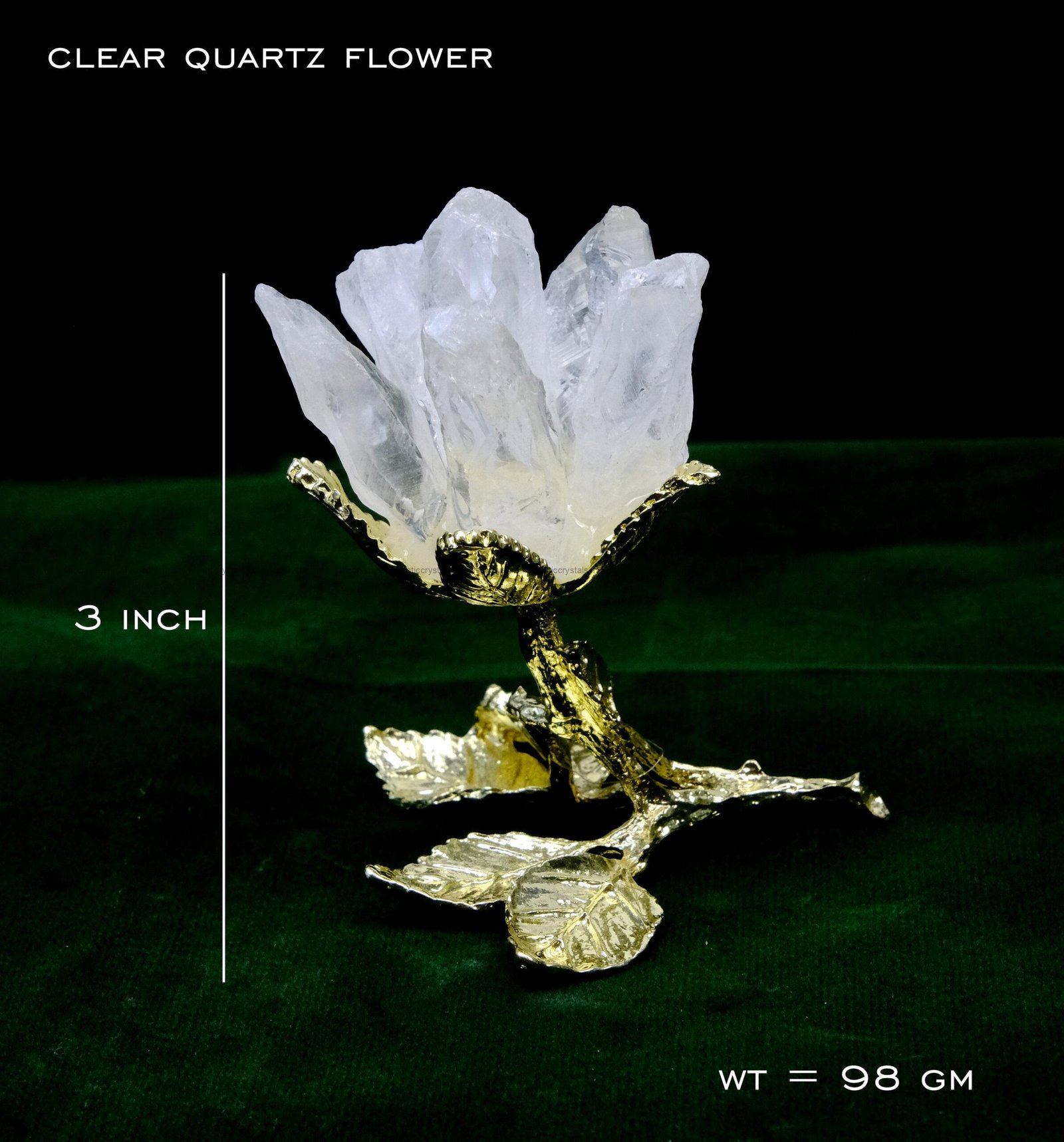 Clear Quartz Crystal Cluster Flower