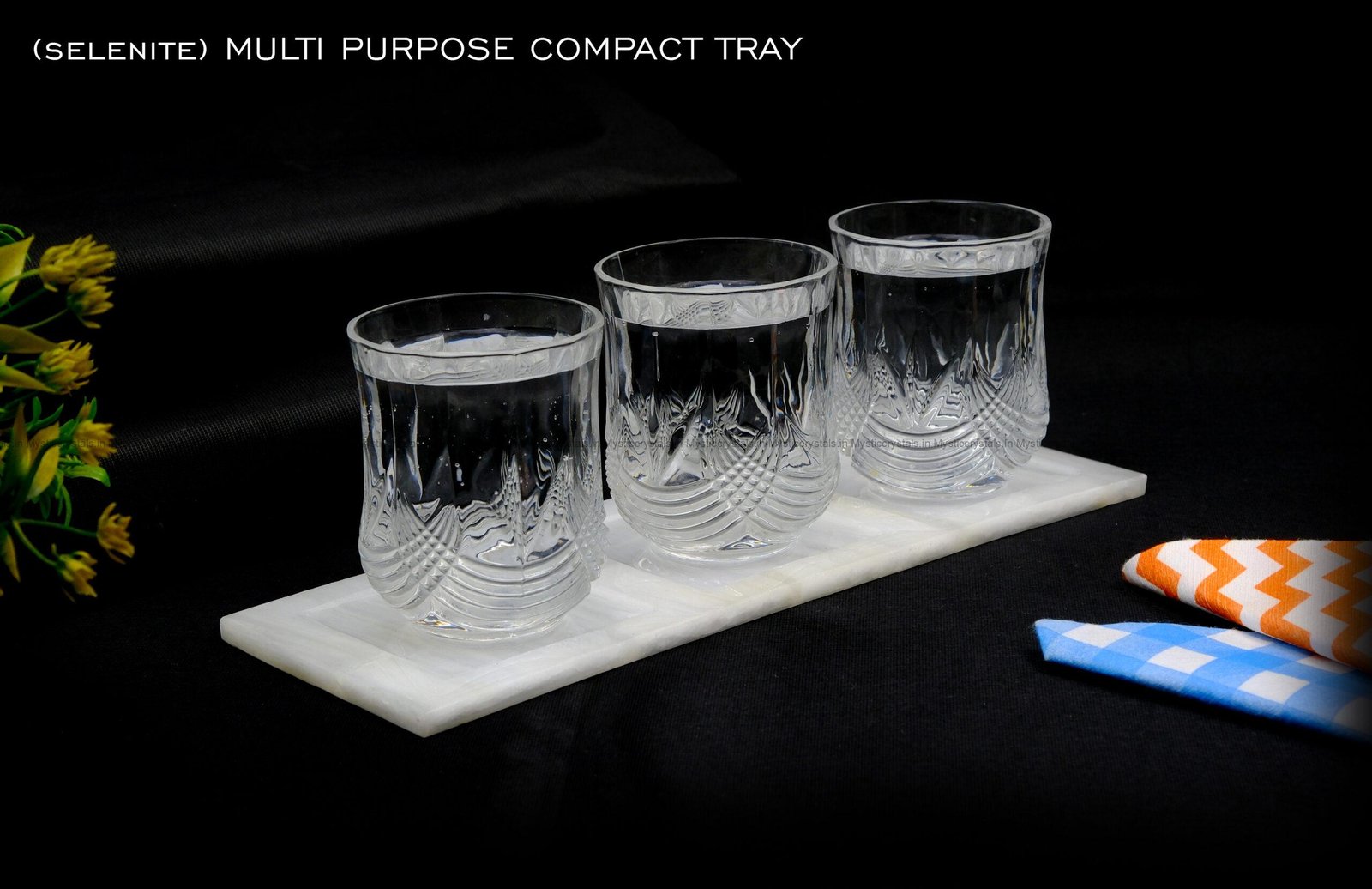 Selenite Crystal Multi Purpose Tray