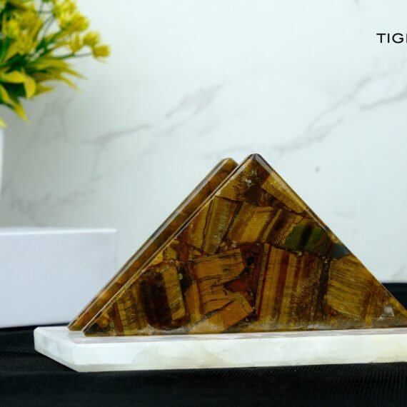 Tiger Eye Crystal Napkin Holder
