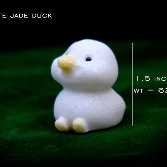 White Jade Small Duck