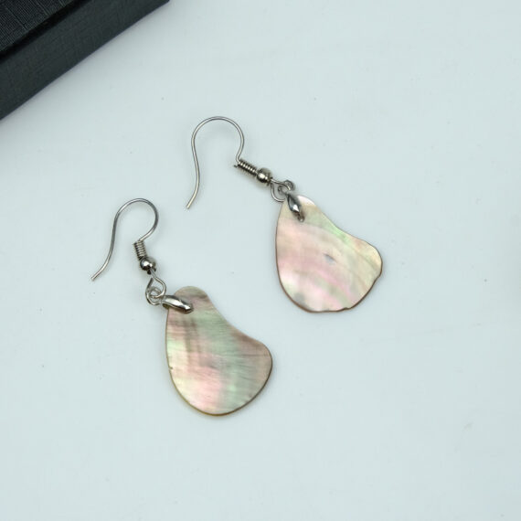 Brown Mother of Pearl Earrings