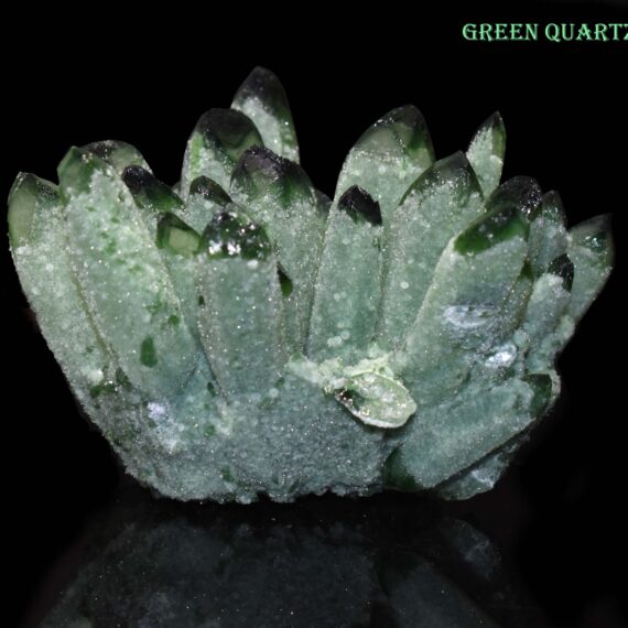 Green Quartz crystal Cluster